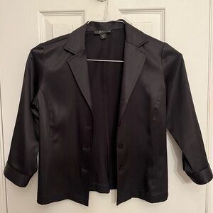 BCBG Max Azria Black Women's Satin Blazer